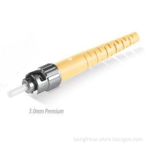 Fiber Optics Connector ST Single Mode Simplex 0.9mm , 2.0